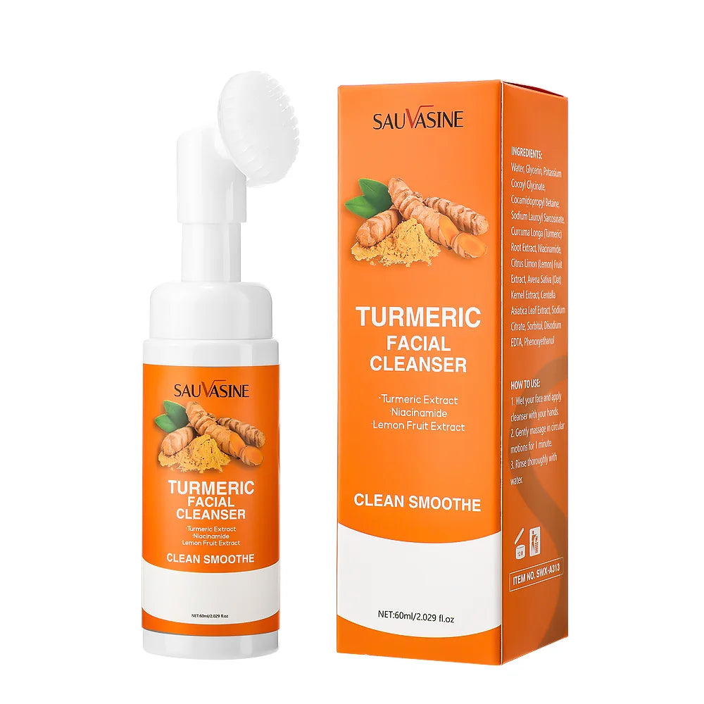 Turmeric face wash 60ml bottle size